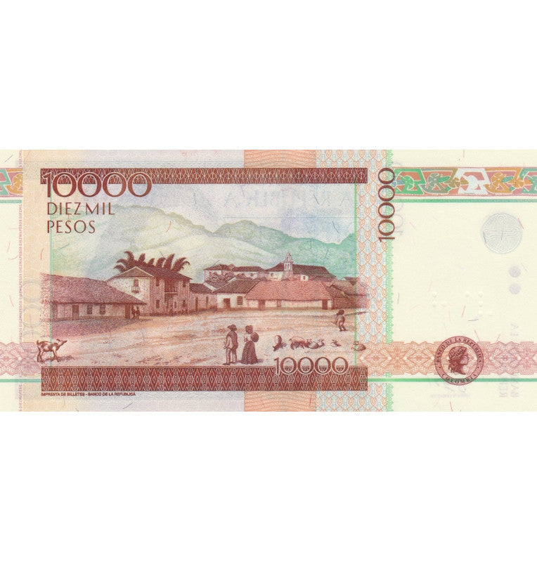 Colombia 10,000 Pesos 2010
